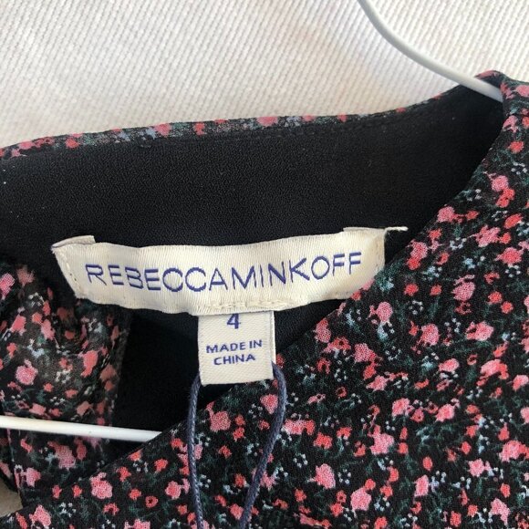 NWT Rebecca Minkoff Cosette Floral Cutout Mini Dress Size 4 MSRP $198 - Picture 3 of 15